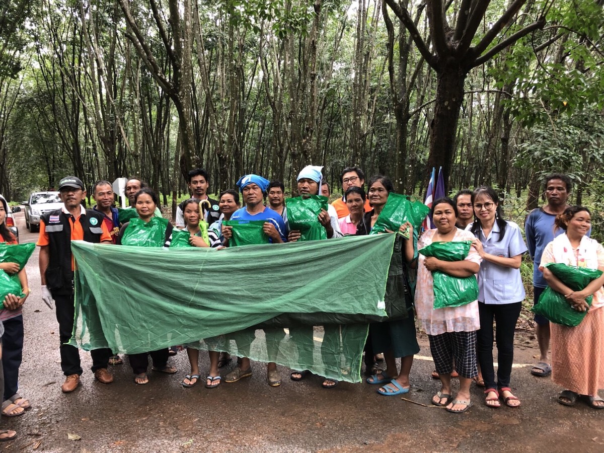 UNF/Staff Del site visits to PMI program in Srisaket